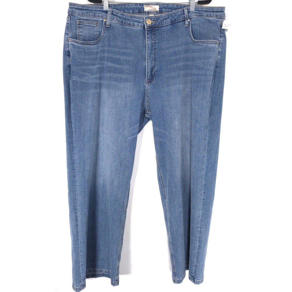 KUT FROM THE KLOTH New Women's Jeans Wide Leg 24W High Rise Stretch KP1705GD2L